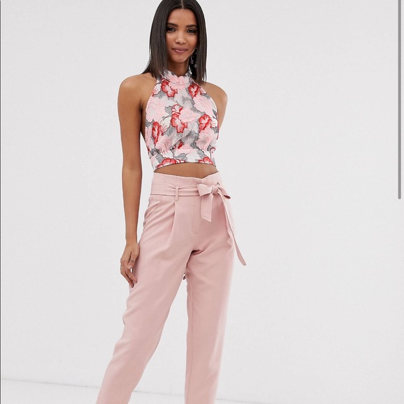 NWT River Island High Neck Floral Print Blouse - Picture 4 of 8